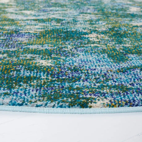 Safavieh Madison 6'-7" x 6'-7" Rug in Green / Turquoise