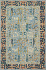Loloi Victoria Vk-12 Lt Blue / Dk Blue Rugs - main flat