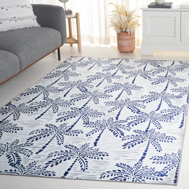 Safavieh Malibu 4'-0" x 6'-0" Rug in Ivory / Navy