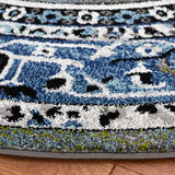 Safavieh Vintage Hamadan 6'-7" x 6'-7" Rug in Blue / Grey