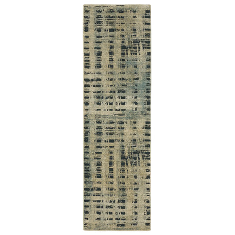 Oriental Weavers Sphinx Reed Re07B Beige/ Blue Rug - runner