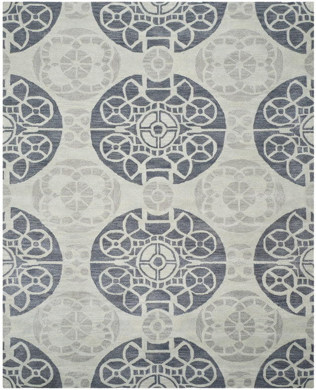 Safavieh Wyndham 10'-0" x 14'-0" Rug in Silver / Blue