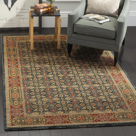 Safavieh Mahal 5'-1" x 7'-7" Rug in Light Blue / Red