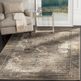 Safavieh Vintage 4'-0" x 5'-7" Rug in Soft Anthracite
