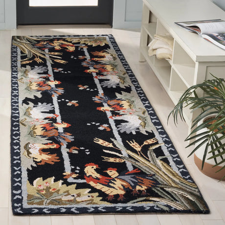 Safavieh Chelsea 2'-6" x 12'-0" Rug in Black