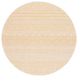 Safavieh Courtyard 6'-7" x 6'-7" Rug in Beige / Gold