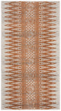 Safavieh Evoke 2'-2" x 4'-0" Rug in Ivory / Orange