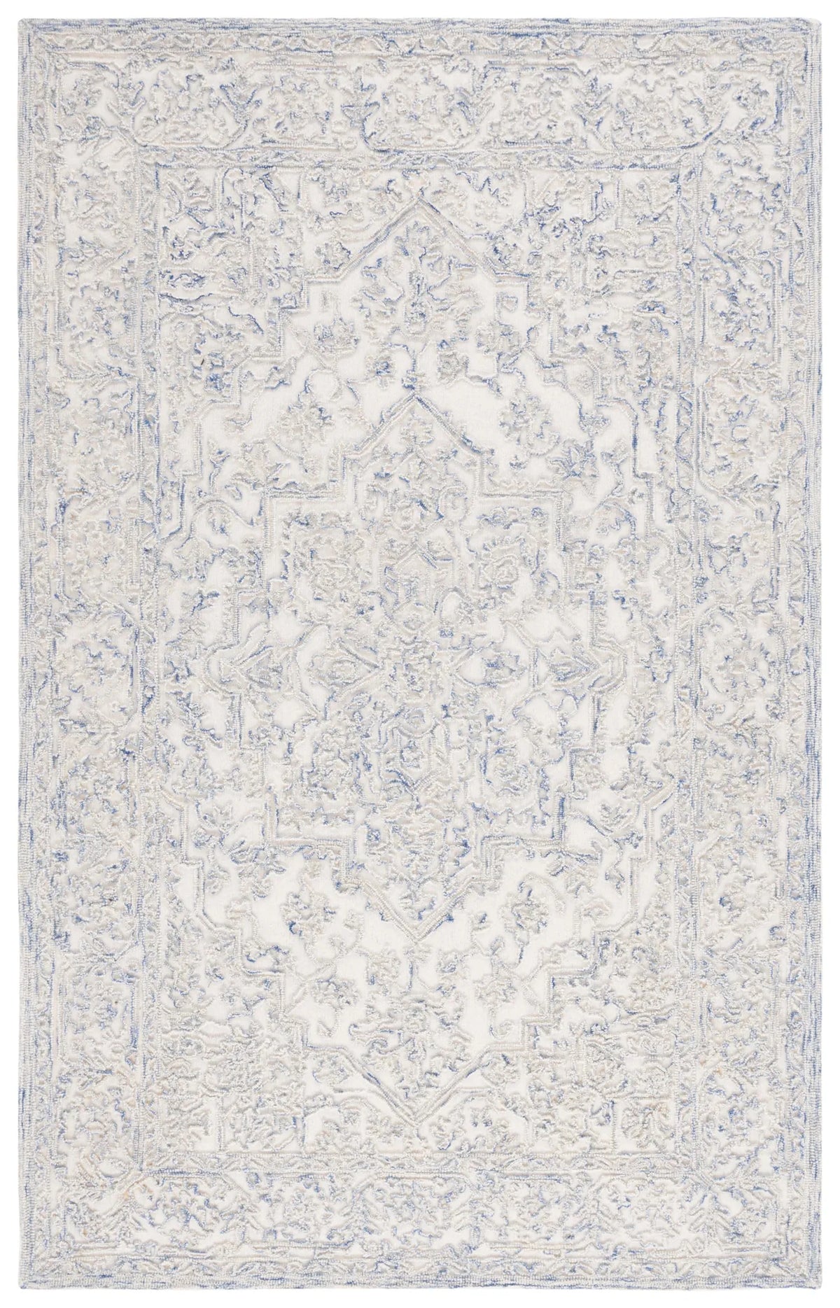 Safavieh Martha Stewart 4'-0" x 6'-0" Rug in Ivory / Blue