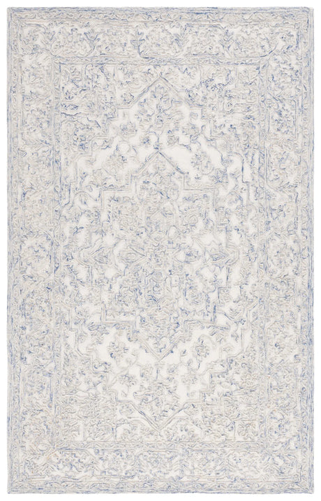 Safavieh Martha Stewart 4'-0" x 6'-0" Rug in Ivory / Blue