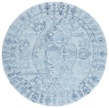 Safavieh Marquee 6'-0" x 6'-0" Rug in Light Blue / Navy