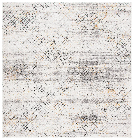 Safavieh Amalfi 6'-7" x 6'-7" Rug in Cream / Charcoal