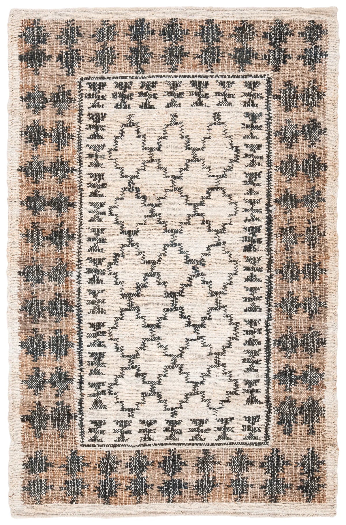 Safavieh Kilim 3'-0" x 5'-0" Rug in Ivory / Grey