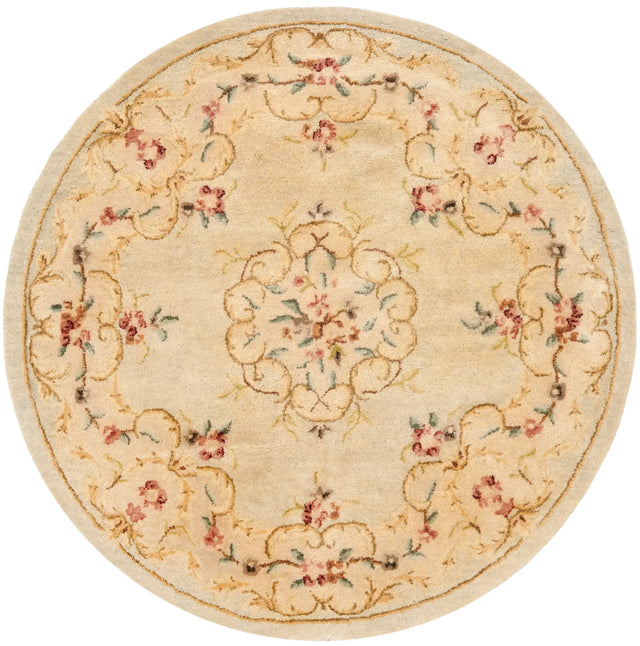 Safavieh Bergama 4'-0" x 4'-0" Rug in Light Green / Beige