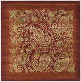 Safavieh Lyndhurst 6'-0" x 6'-0" Rug in Red / Multi