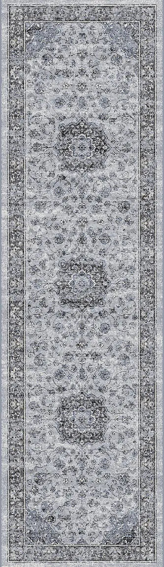 Dynamic Rugs Ancient Garden 57559 Silver / Grey Rugs - Runner