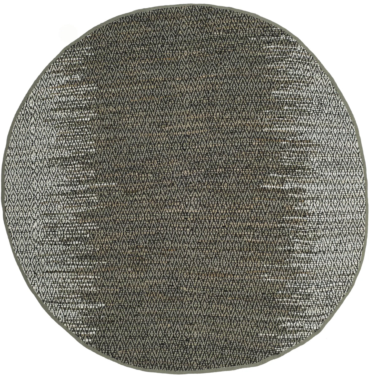 Safavieh Vintage Leather 6'-0" x 6'-0" Rug in Light Grey / Grey