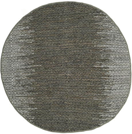 Safavieh Vintage Leather 6'-0" x 6'-0" Rug in Light Grey / Grey