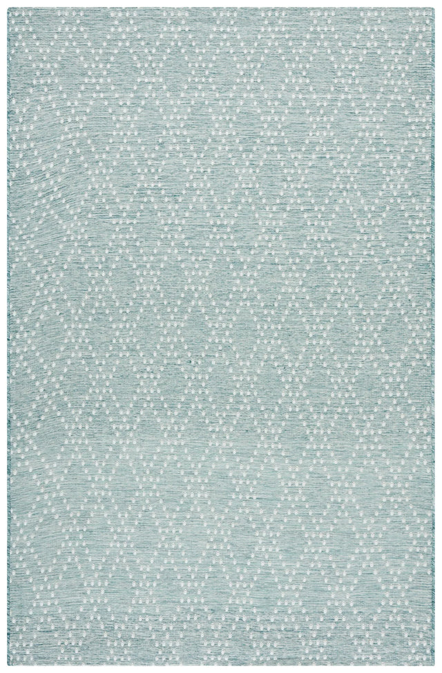 Safavieh Sunset 4'-0" x 6'-0" Rug in Aqua / Beige