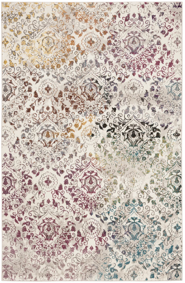 Safavieh Aria 3'-0" x 5'-0" Rug in Cream / Multi