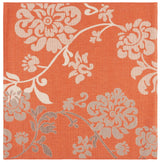 Safavieh Courtyard 6'-7" x 6'-7" Rug in Terra Natural / Brown