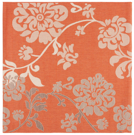 Safavieh Courtyard 6'-7" x 6'-7" Rug in Terra Natural / Brown