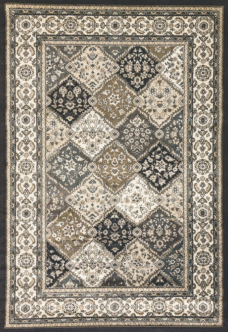 Dynamic Rugs Yazd 8471 Grey / Ivory Rugs - Rectangular