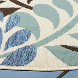 Safavieh Veranda 6'-7" x 6'-7" Rug in Cream / Aqua