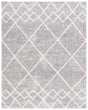 Safavieh Berber Shag 10'-0" x 14'-0" Rug in Ivory / Grey