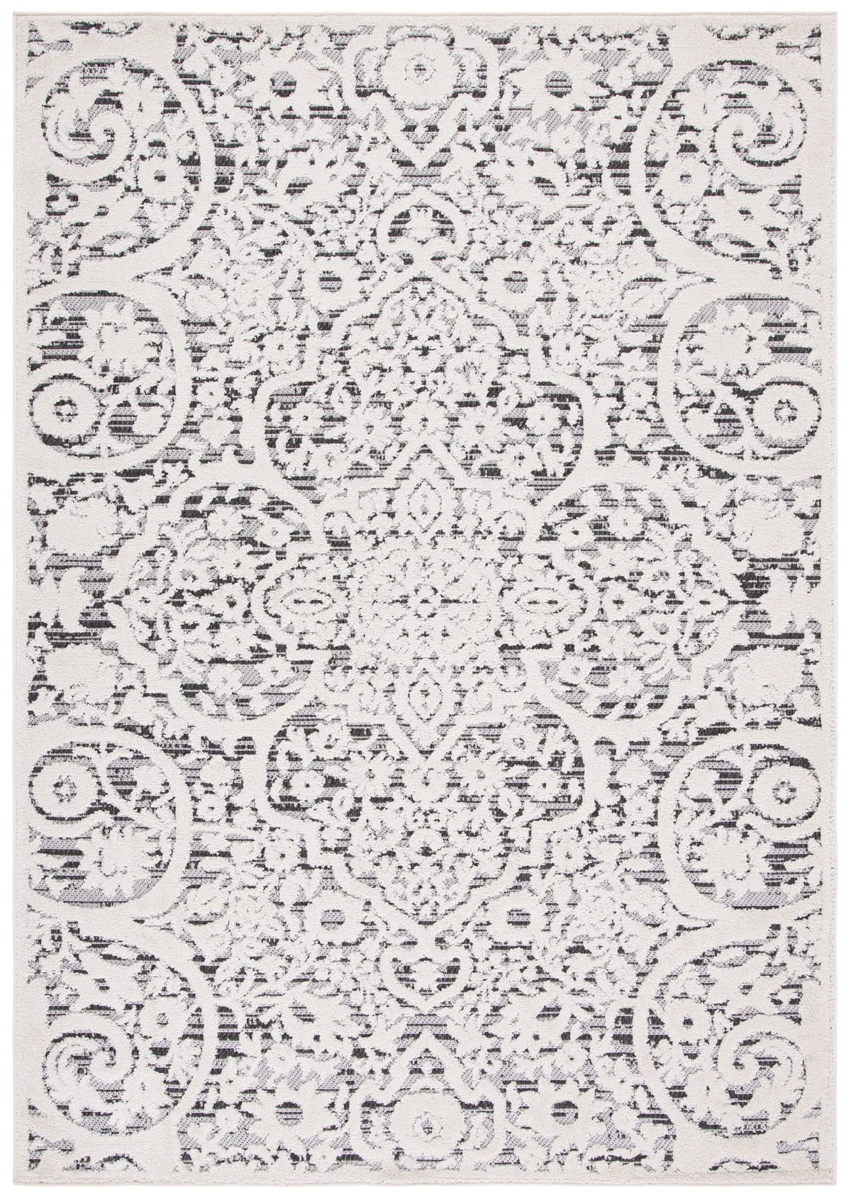 Safavieh Cabana 4'-5" x 6'-5" Rug in Ivory / Grey