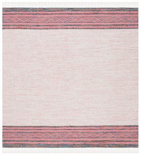 Safavieh Montauk 6'-0" x 6'-0" Rug in Pink / Beige