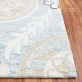 Safavieh Jardin 4'-0" x 6'-0" Rug in Light Grey / Ivory