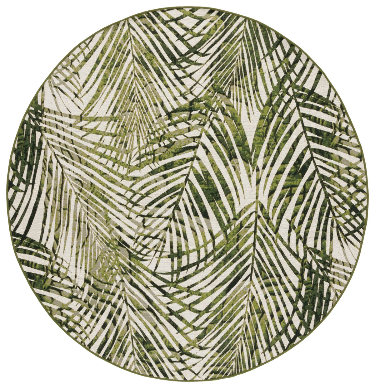Safavieh Barbados 500 6'-7" x 6'-7" Rug in Ivory / Green
