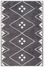 Safavieh Pyramid 4'-5" x 6'-5" Rug in Charcoal / Ivory