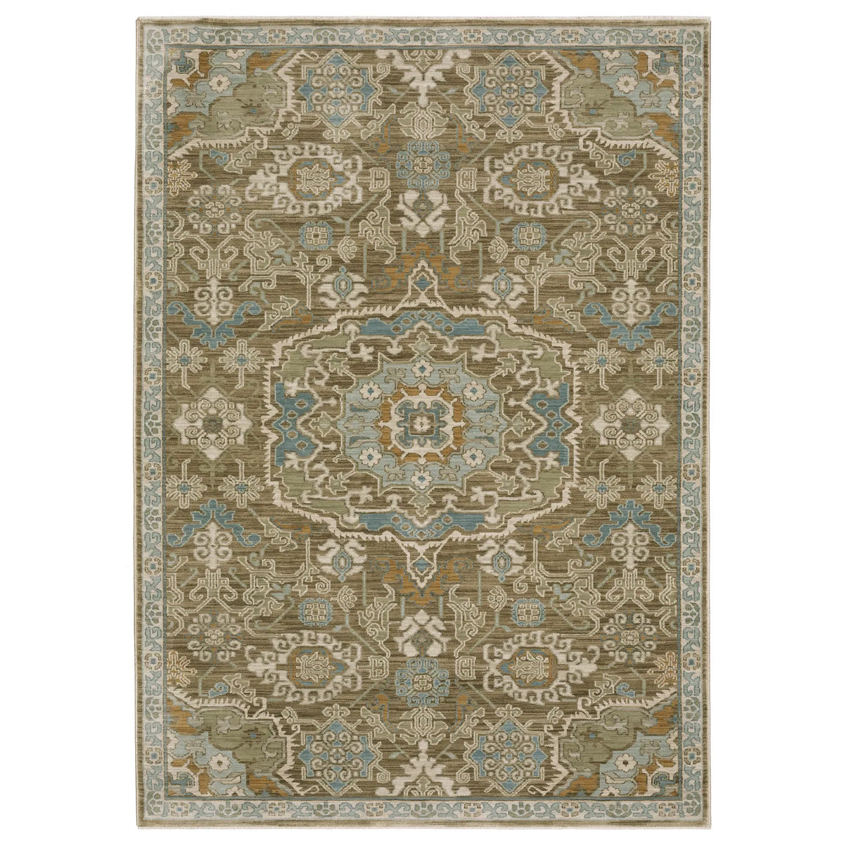 Oriental Weavers Sphinx Maeve MAE13 Blue Rugs - main flat