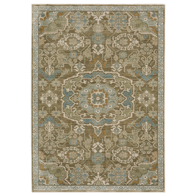 Oriental Weavers Sphinx Maeve MAE13 Blue Rugs - main flat
