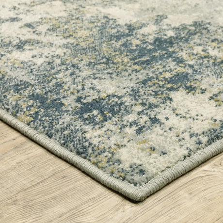 Oriental Weavers Sphinx Branson Br12A Beige/ Blue Rugs - corner detail