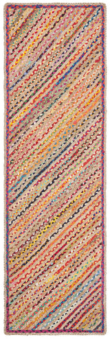 Safavieh Cape Cod 2'-3" x 8'-0" Rug in Natural / Red