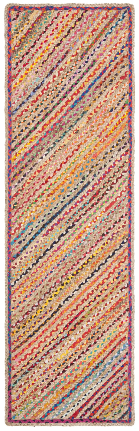 Safavieh Cape Cod 2'-3" x 8'-0" Rug in Natural / Red