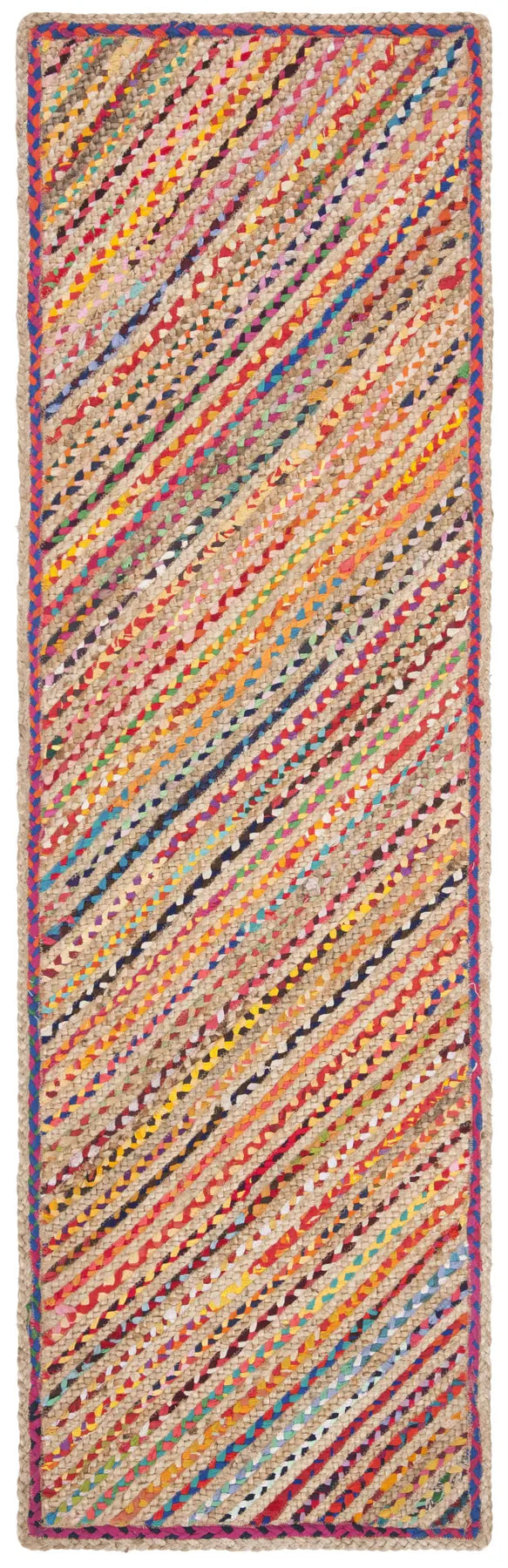 Safavieh Cape Cod 2'-3" x 8'-0" Rug in Natural / Red