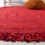 Safavieh Braided 5'-0" x 8'-0" Rug in Red