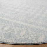 Safavieh Tulum 6'-7" x 6'-7" Rug in Light Grey / Ivory