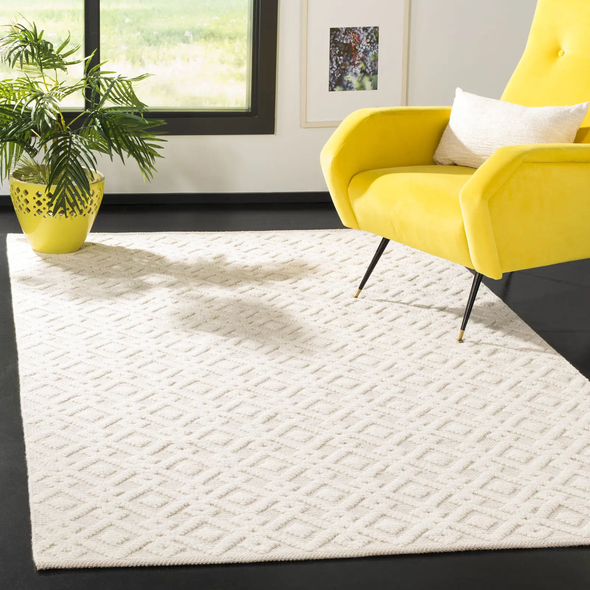Safavieh Vermont 4'-0" x 6'-0" Rug in Ivory