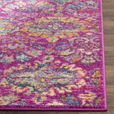 Safavieh Madison 4'-0" x 6'-0" Rug in Fuchsia / Blue
