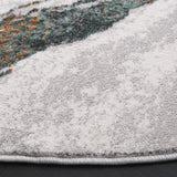 Safavieh Alenia 100 6'-7" x 6'-7" Rug in Grey / Ivory