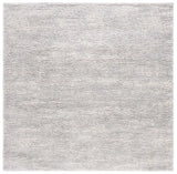 Safavieh Berber Shag 7'-0" x 7'-0" Rug in Grey / Ivory
