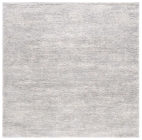 Safavieh Berber Shag 7'-0" x 7'-0" Rug in Grey / Ivory