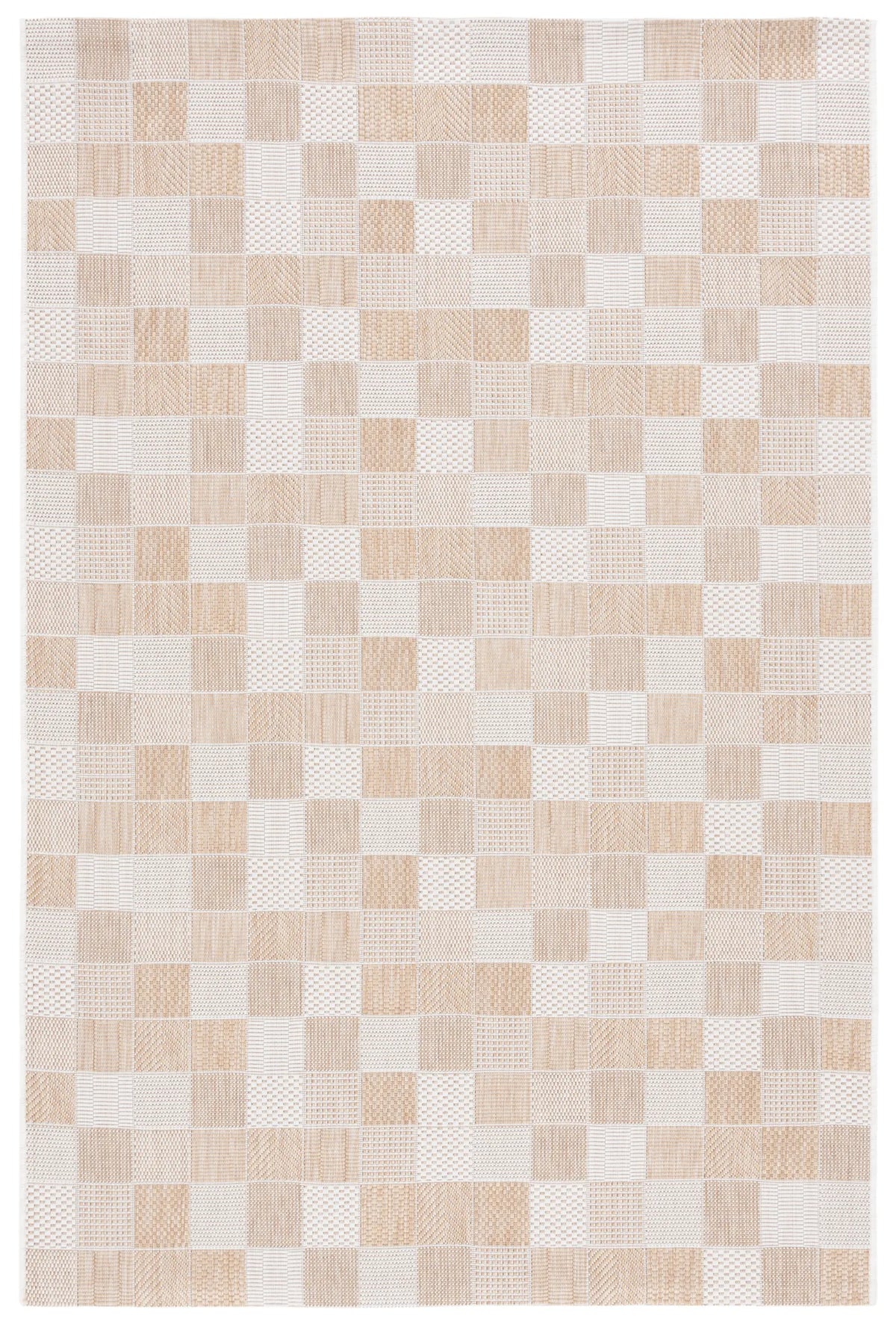 Safavieh Courtyard 4'-0" x 6'-0" Rug in Natural / Beige