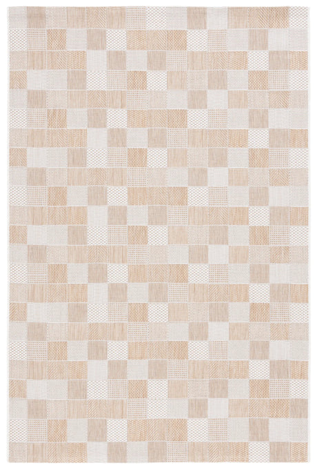 Safavieh Courtyard 4'-0" x 6'-0" Rug in Natural / Beige