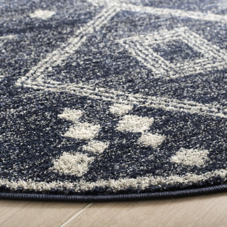 Safavieh Adirondack 6'-0" x 6'-0" Rug in Navy / Silver