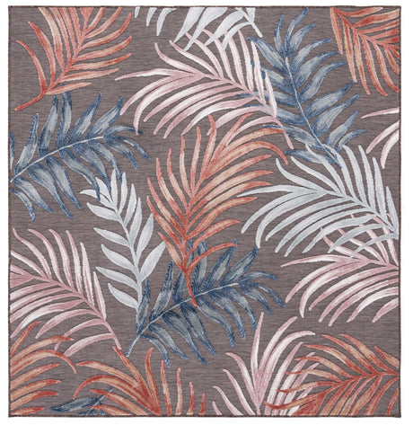 Safavieh Cabana 6'-5" x 6'-5" Rug in Brown / Blue